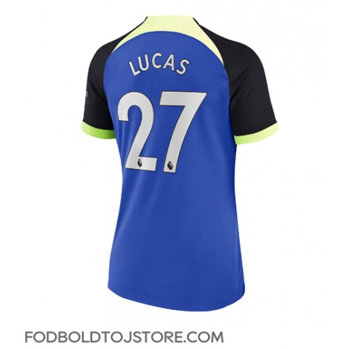 Tottenham Hotspur Lucas Moura #27 Udebanetrøje Dame 2022-23 Kortærmet